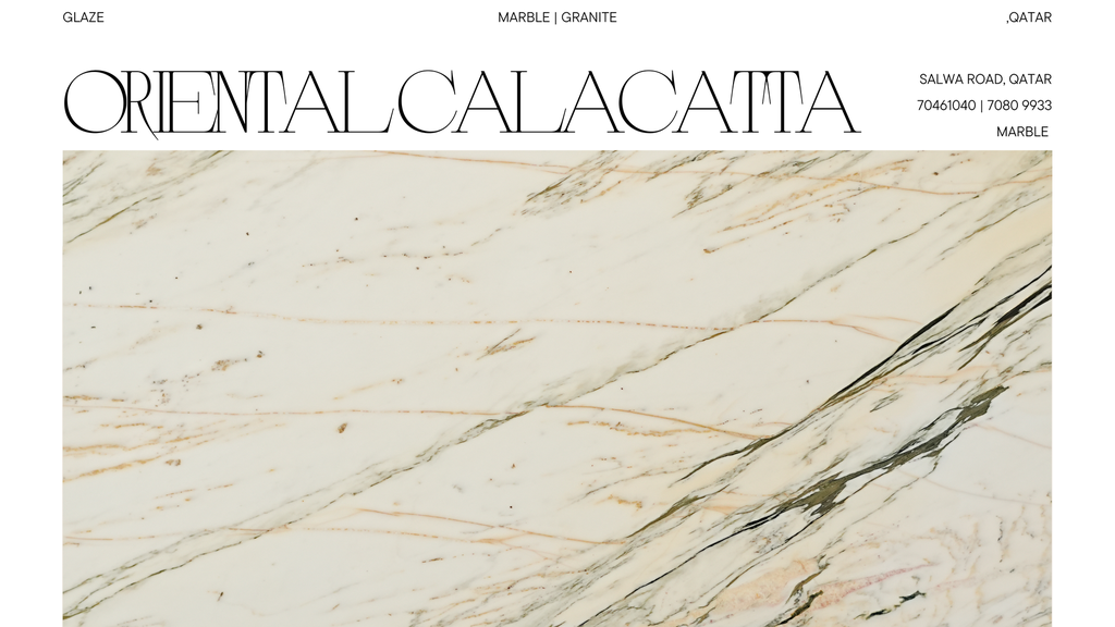 Oriental Calacatta 2cm Marble Slab BM
