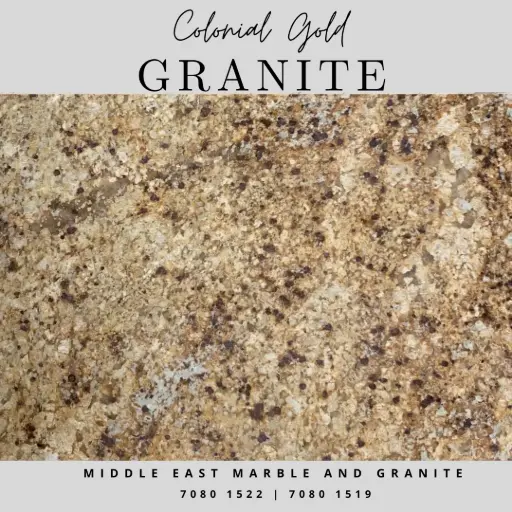 Colonial Gold 2cm Granite Slab Polished